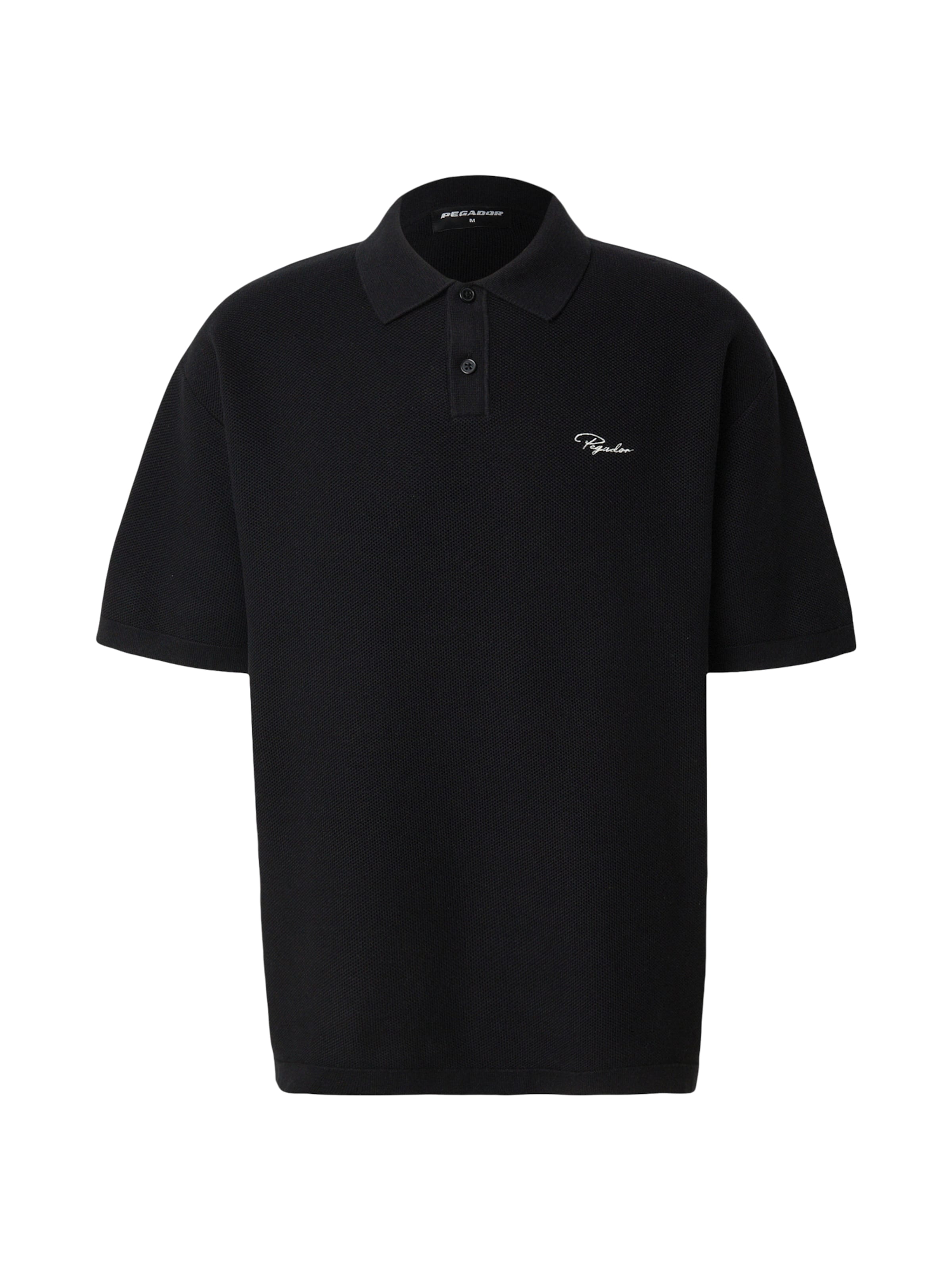 Pegador Tričko 'Zermatt' - Čierna: predná strana