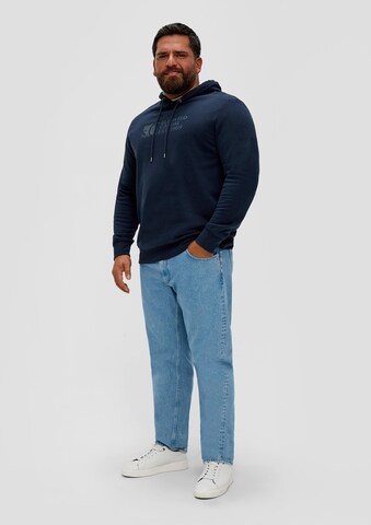 s.Oliver Men Big Sizes Sweatshirt in Blau