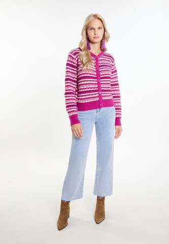 Cardigan IZIA en rose