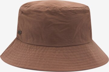 Pull&Bear Hat in Brown: front