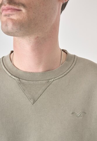 Cleptomanicx Sweatshirt 'Ligull Washed' in Grün