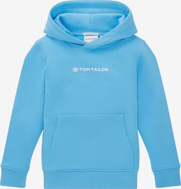 TOM TAILOR Sweatshirt in Blauw: voorkant