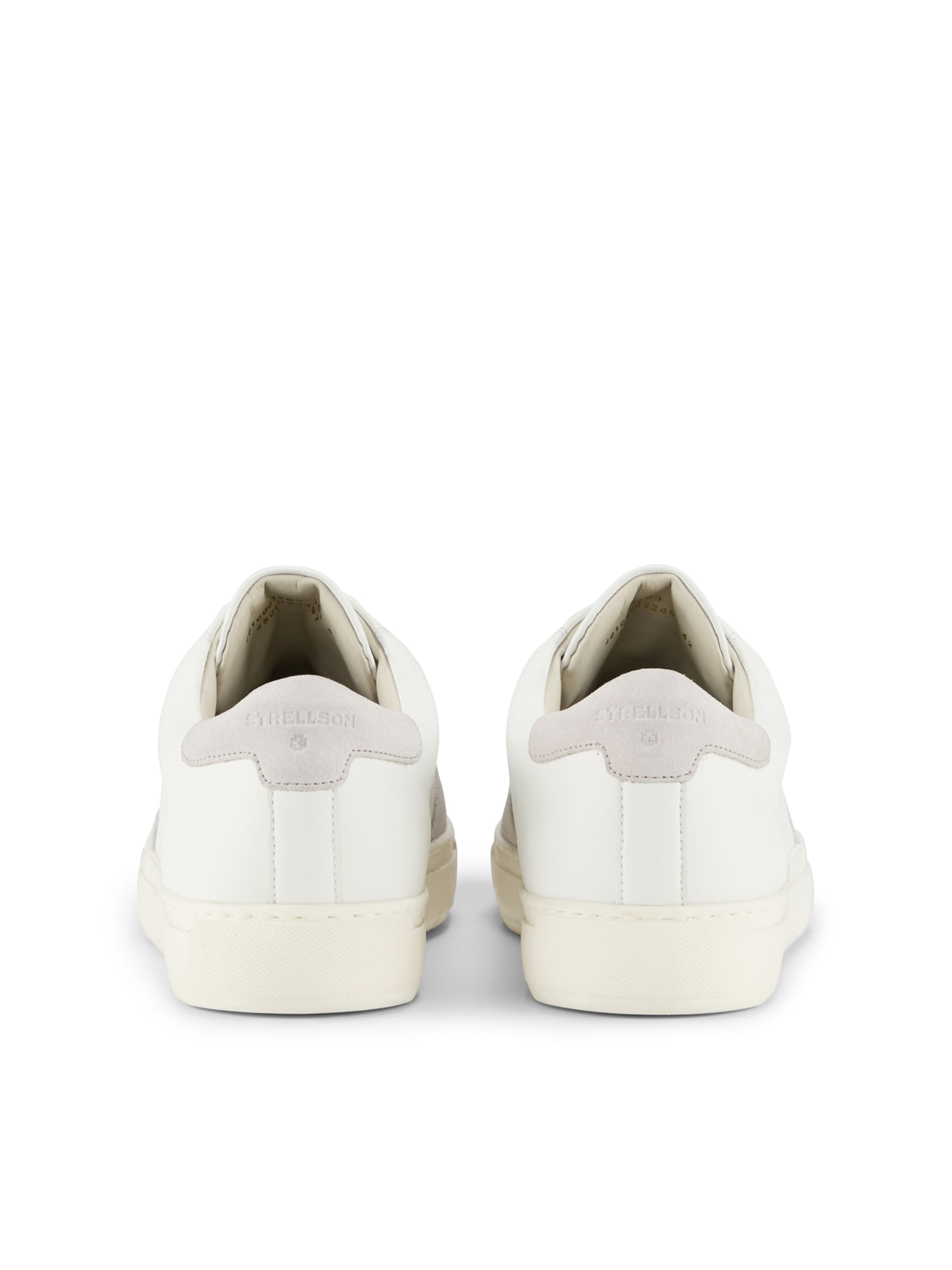 STRELLSON - Sapatilhas baixas 'Morden Evans' em branco