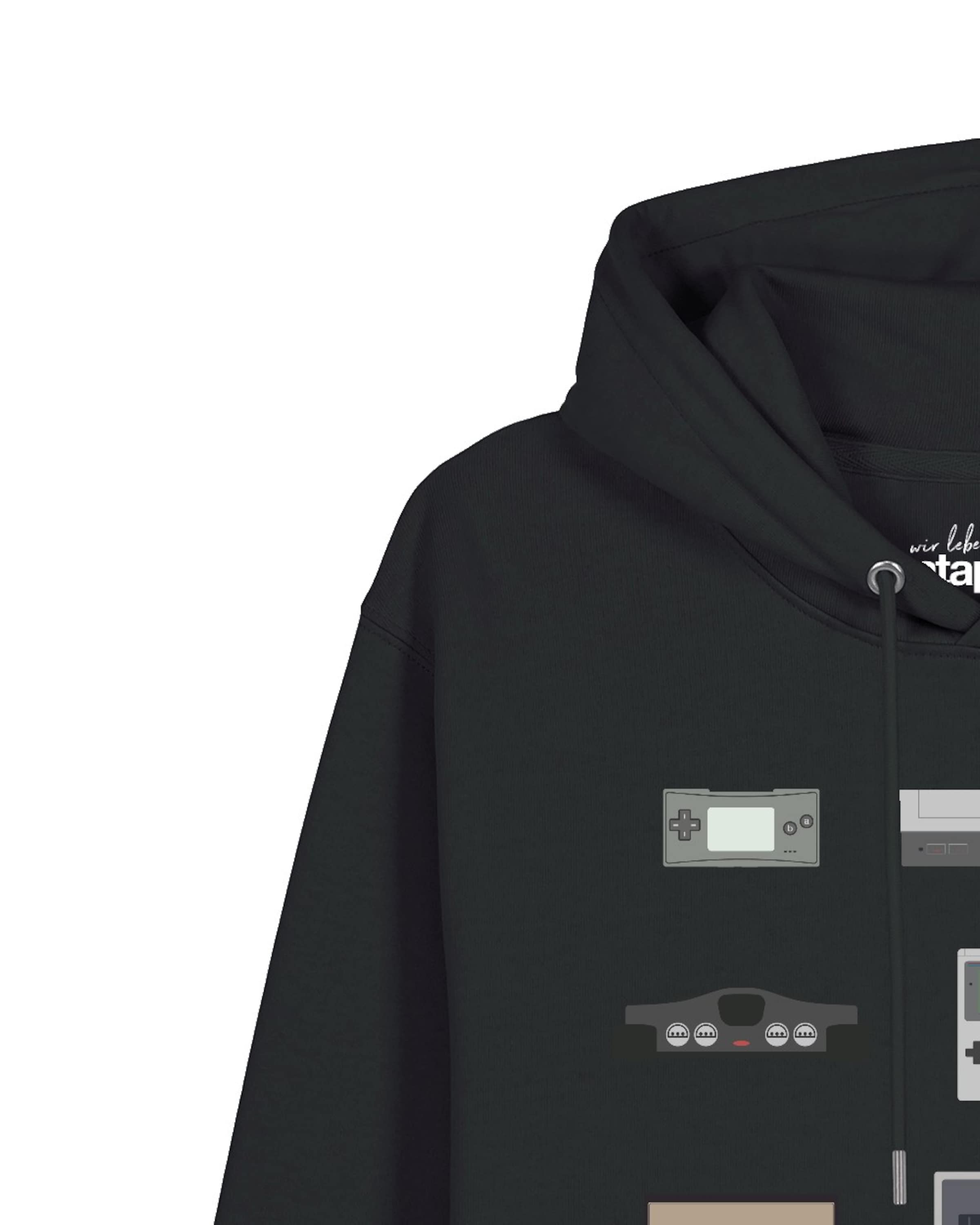 Sweat-shirt 'Videogames' Watapparel en noir