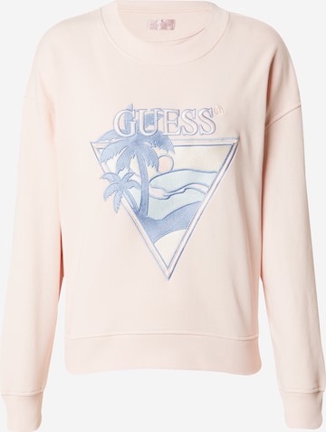 Felpa di GUESS in rosa: frontale