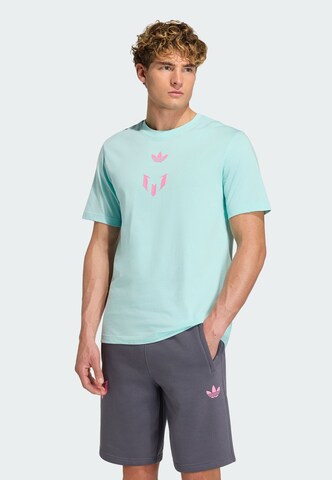 ADIDAS ORIGINALS T-Shirt 'Messi' in Blau: Vorderseite