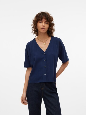 VERO MODA Bluse 'VMJESMILO' in Blau: Vorderseite