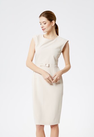 DREIMASTER Kleid in Beige: predná strana