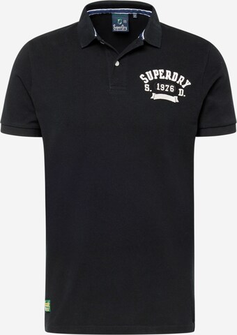 T-Shirt Superdry en noir : devant