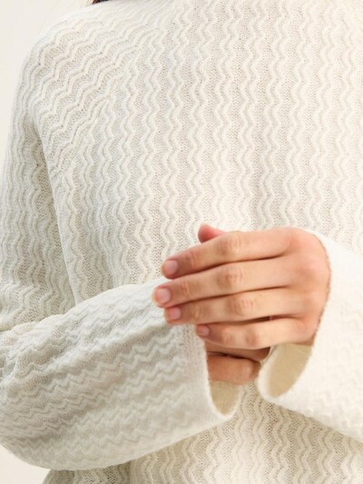 Bianco Lucci Pullover em branco lã, Vista do artigo