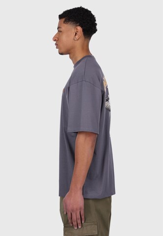 Dropsize Shirt 'Eagle' in Grey