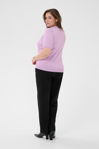 KAFFE CURVE - Jersey 'Lizzy' en lila