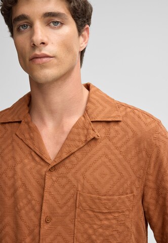 STRELLSON Regular Fit Hemd 'Cisco ' in Braun