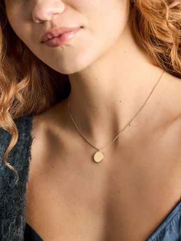 FOSSIL - Colar 'Ellis' em ouro: frente