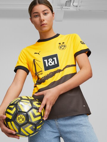 dzeltens PUMA Sportiska stila krekls 'BVB Home': no priekšpuses