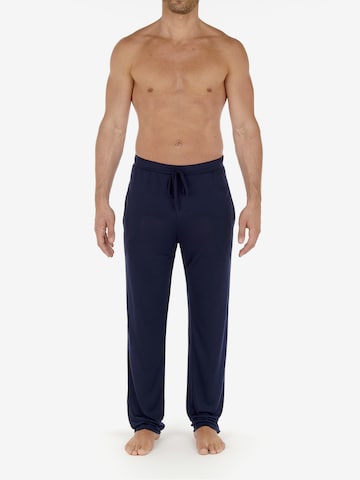 HOM Pajama Pants ' Cocoon ' in Blue: front