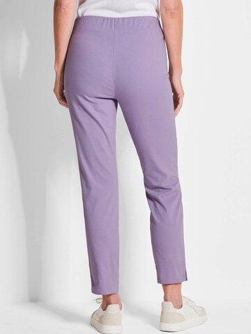 Goldner Tapered Trousers 'LOUISA' in Purple