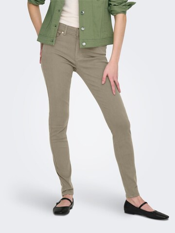 Skinny Jean 'ONLBLUSH' ONLY en vert : devant
