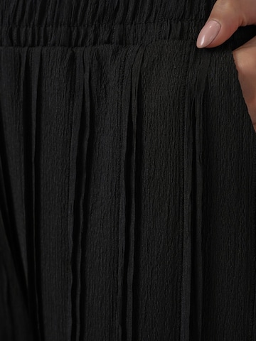Bigdart Wide Leg Hose in Schwarz