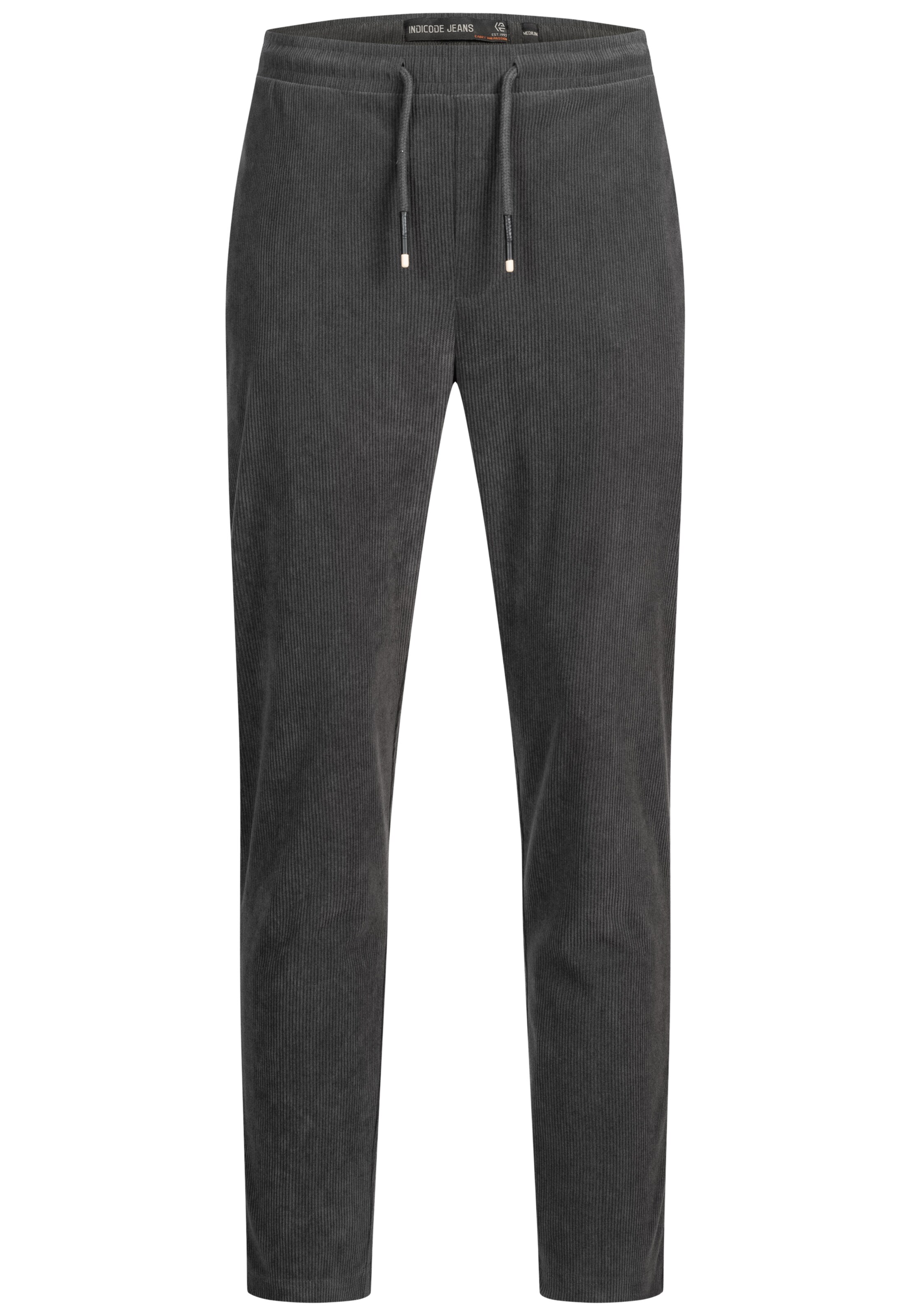 INDICODE JEANS Regular Chino ' Nemoto ' in Grijs: voorkant