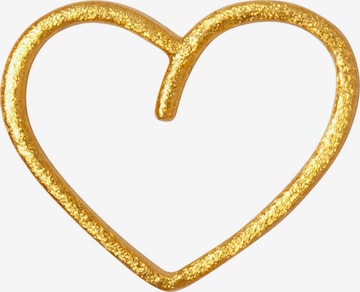 Lulu Copenhagen Ohrringe 'HAPPY HEART' in Gold: predná strana