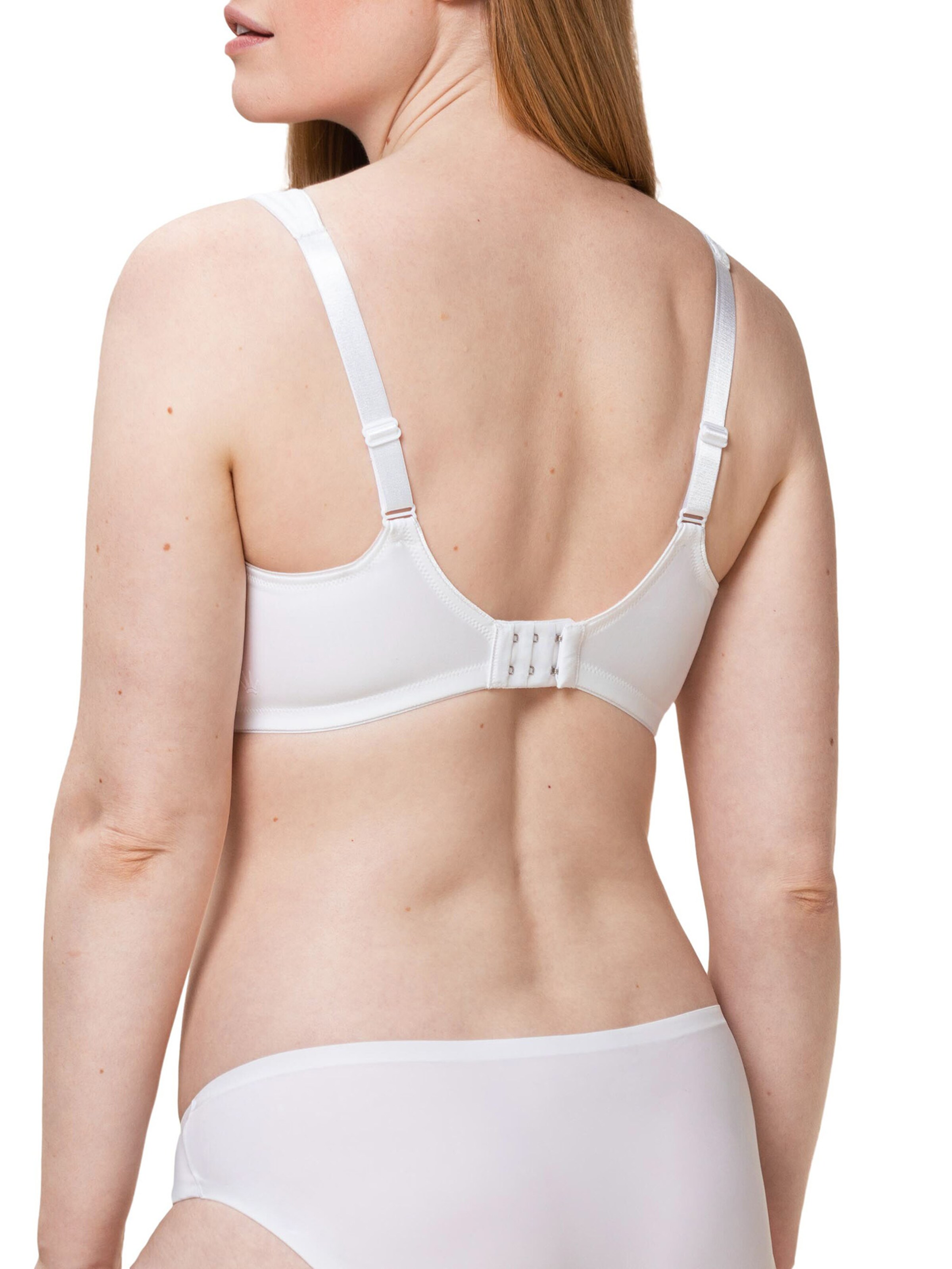 TRIUMPH Minimizer Bügel-BH ' Modern Soft+Cotton ' in Weiß
