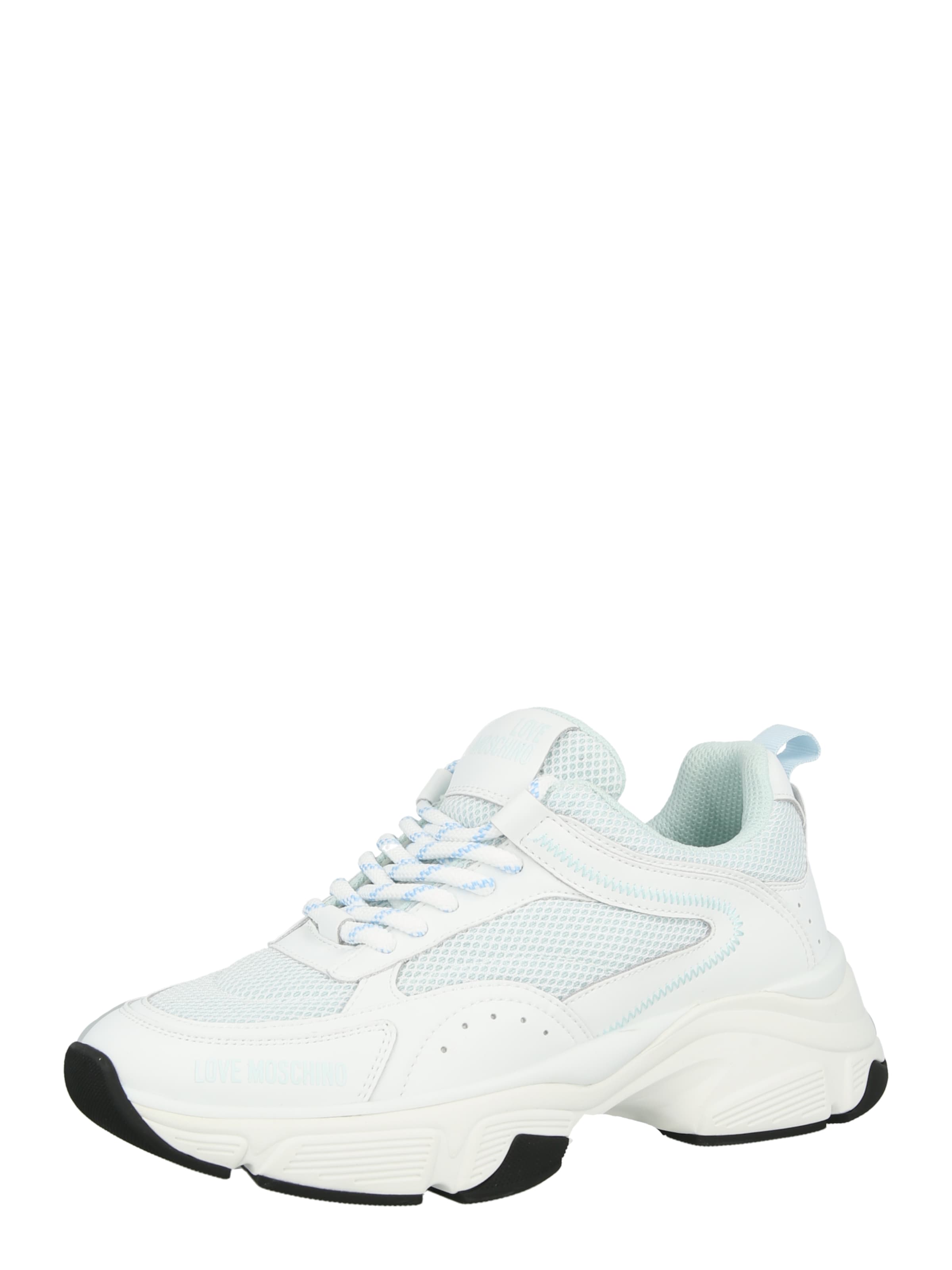 Baskets basses Love Moschino en blanc : devant