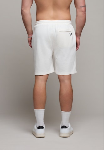 Distorted People - regular Pantalón en blanco