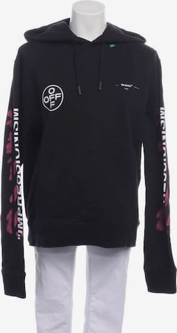 Off-White Sweatshirt & Zip-Up Hoodie in M in Black: front