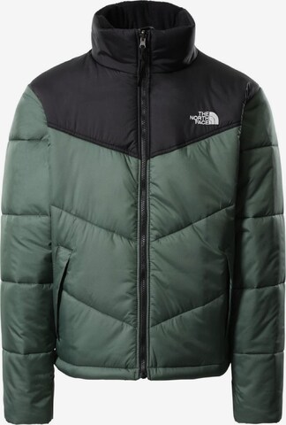 THE NORTH FACE Winter Jacket ' Saikuru ' in Green: front
