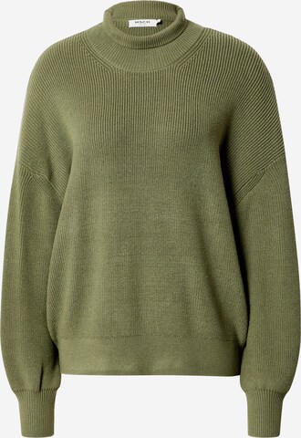 MSCH COPENHAGEN Sweter 'Magnea' w kolorze zielony: przód