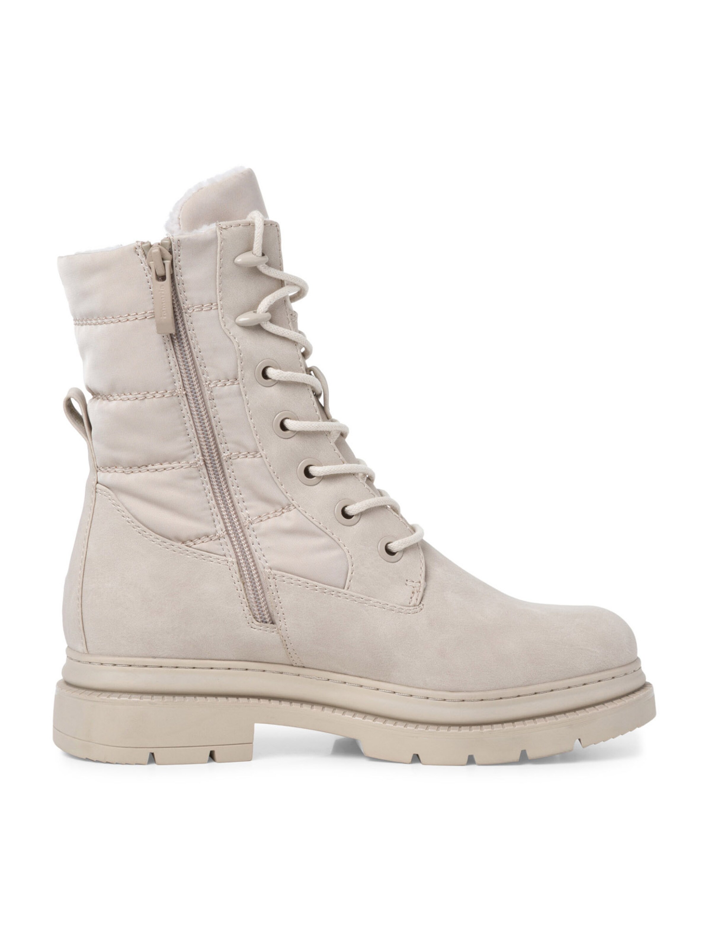 Bottines à lacets Tamaris en beige