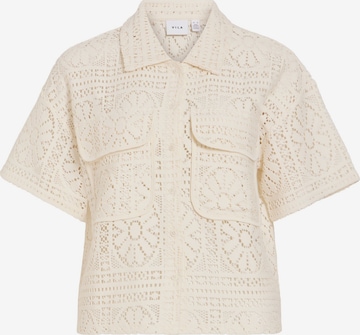 VILA Blouse 'VIMerinda' in Beige: voorkant