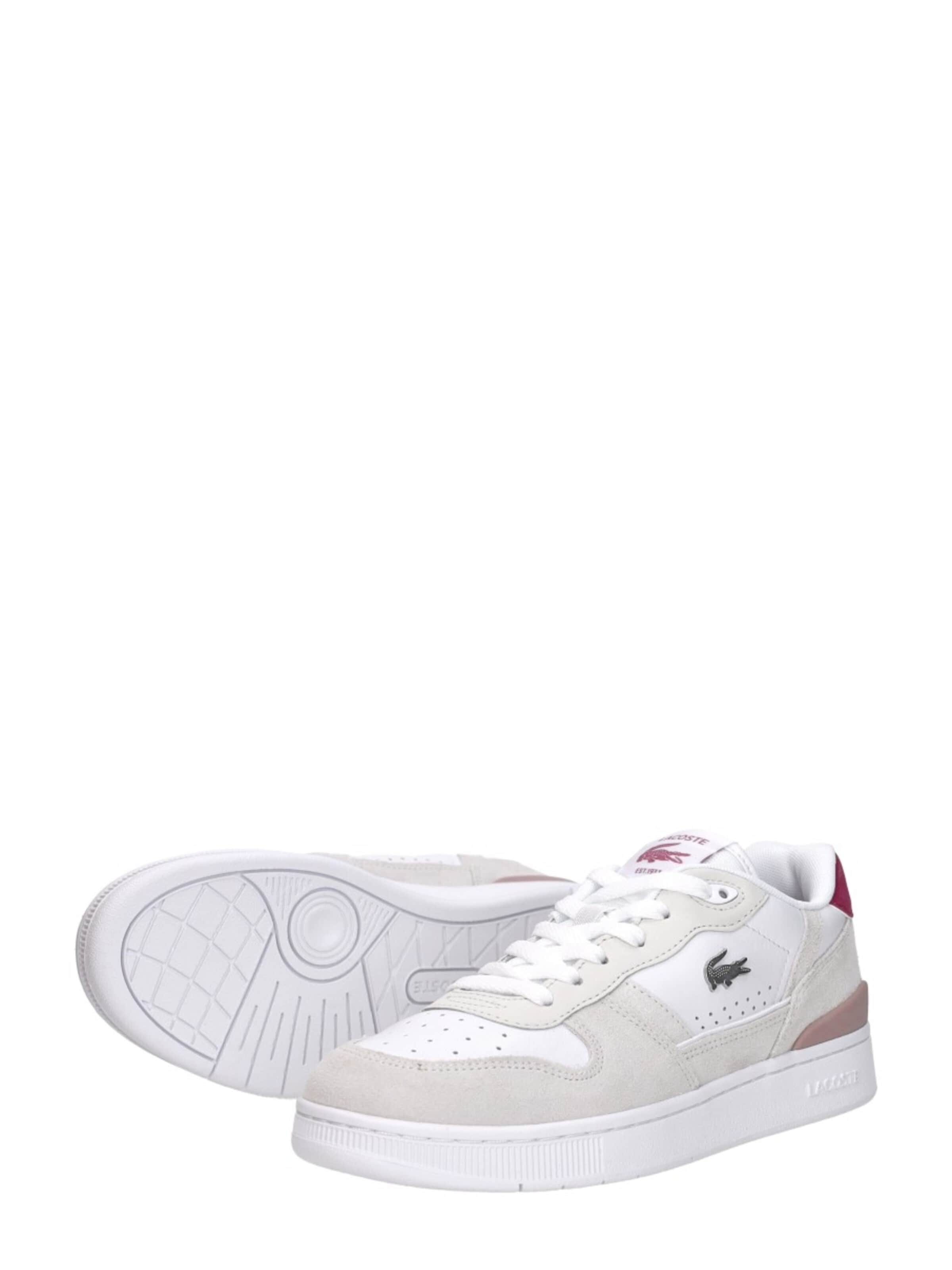 LACOSTE Sneaker low 'T Clip'‌‌ in Weiß