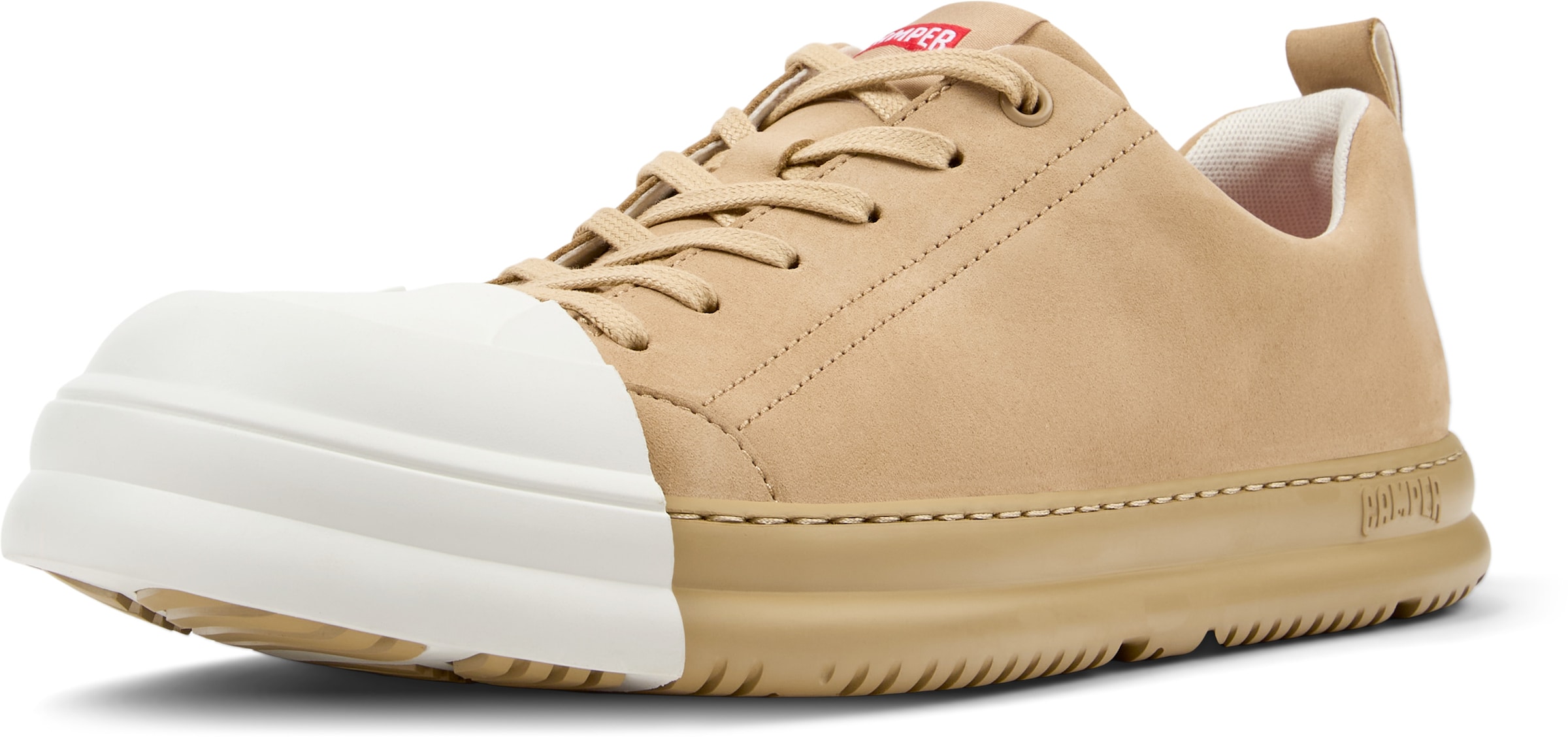 CAMPER Veterschoen 'Junction Runner' in Beige: voorkant