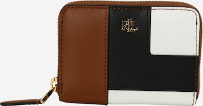 Lauren Ralph Lauren Naudas maks brūns / melns / balts, Preces skats