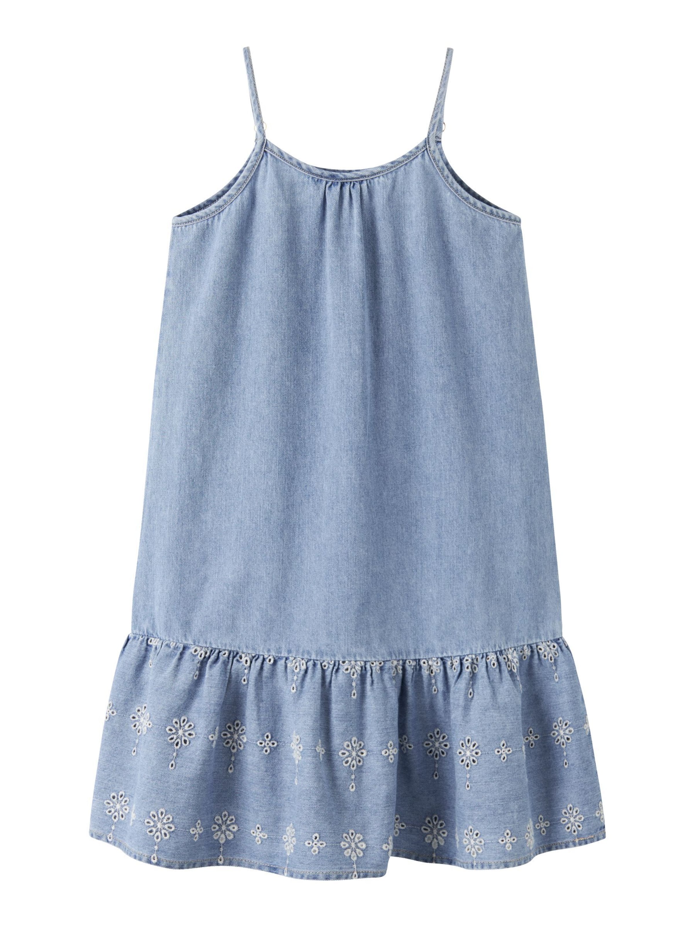 NAME IT Dress in Blue denim / White, Item view