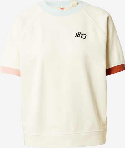 LEVI'S ® Μπλούζα φούτερ 'Graphic SS Sweatshirt' σε κρεμ / γαλάζιο / καφέ σκουριάς / μαύρο, Άποψη προϊόντος