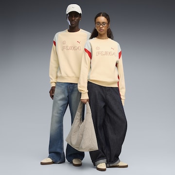 PUMA Sportsweatshirt in Beige