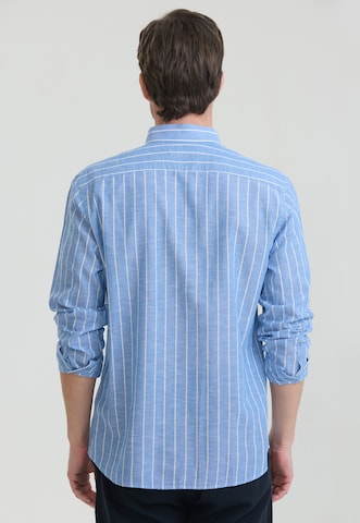 Felix Hardy Regular fit Zakelijk overhemd in Blauw