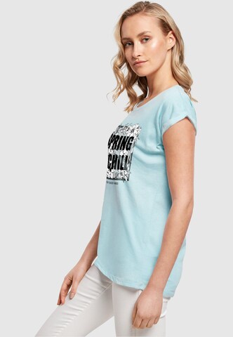 Merchcode Shirt 'Spring And Chill' in Blauw