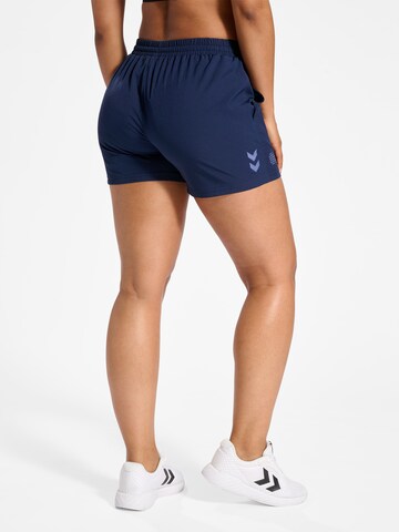 Hummel Regular Sportbroek in Blauw