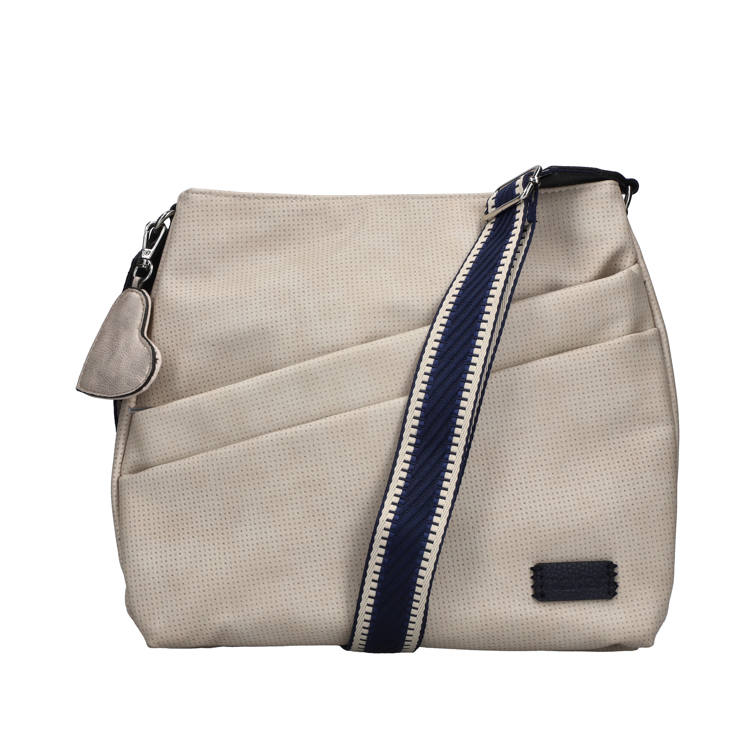 Rieker Crossbody Bag in Beige: front