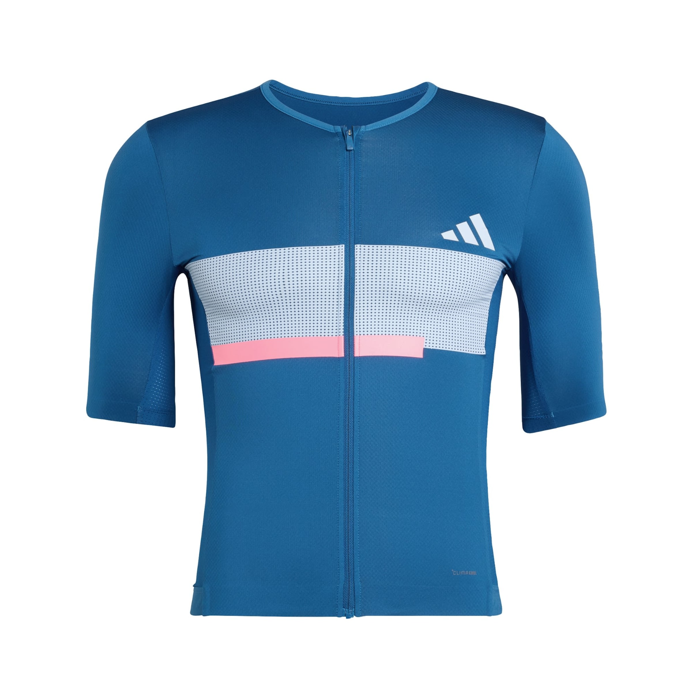 ADIDAS PERFORMANCE Camiseta funcional 'Tempo Neo Heritage' en azul / rosa / blanco, Vista del producto