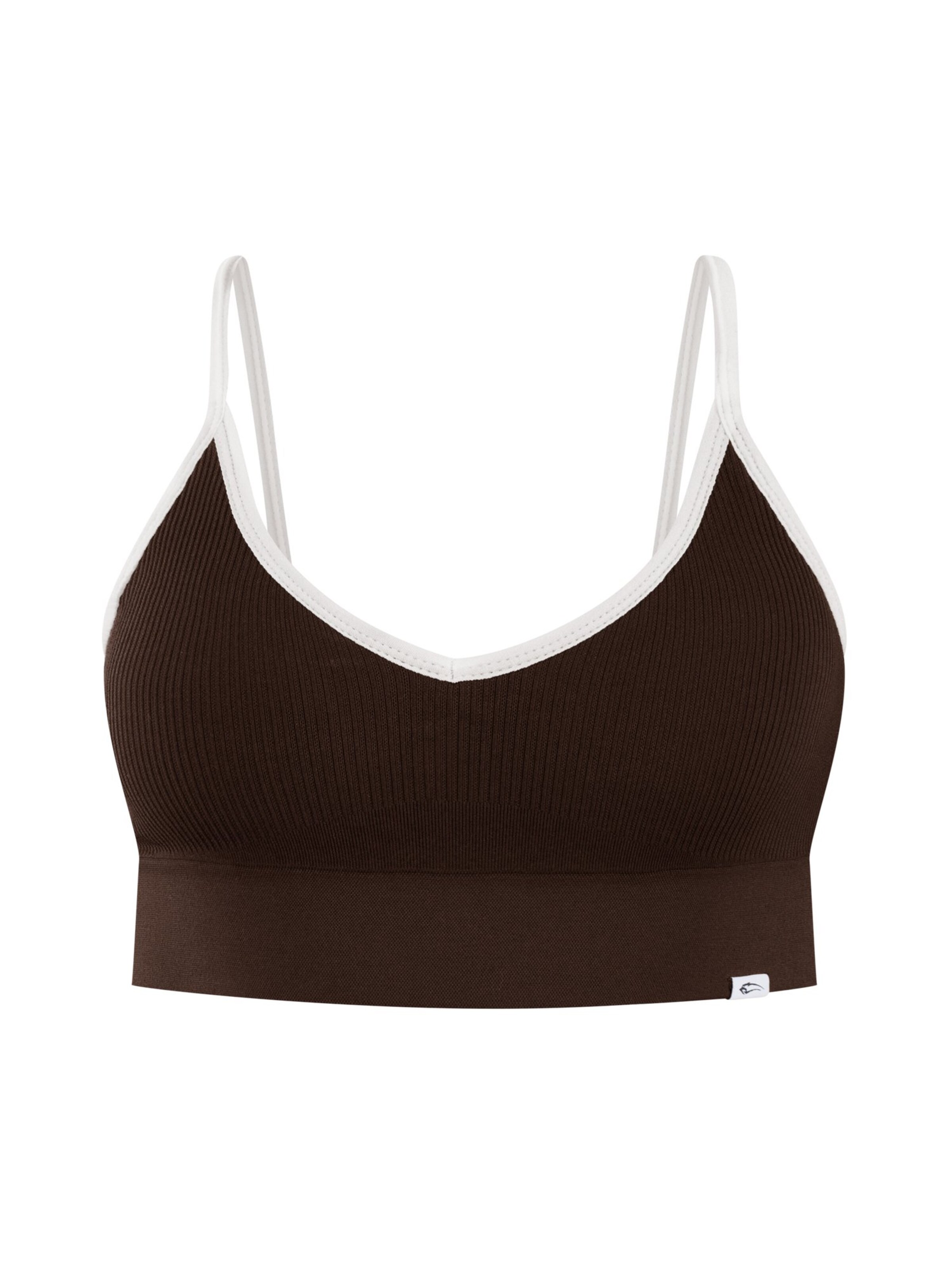 Smilodox Sports top in Brown: front