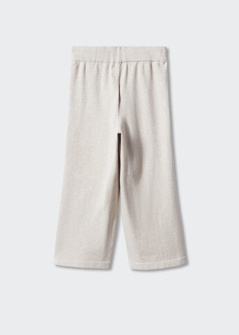 MANGO KIDS Wide leg Pants 'Jon4' in Beige