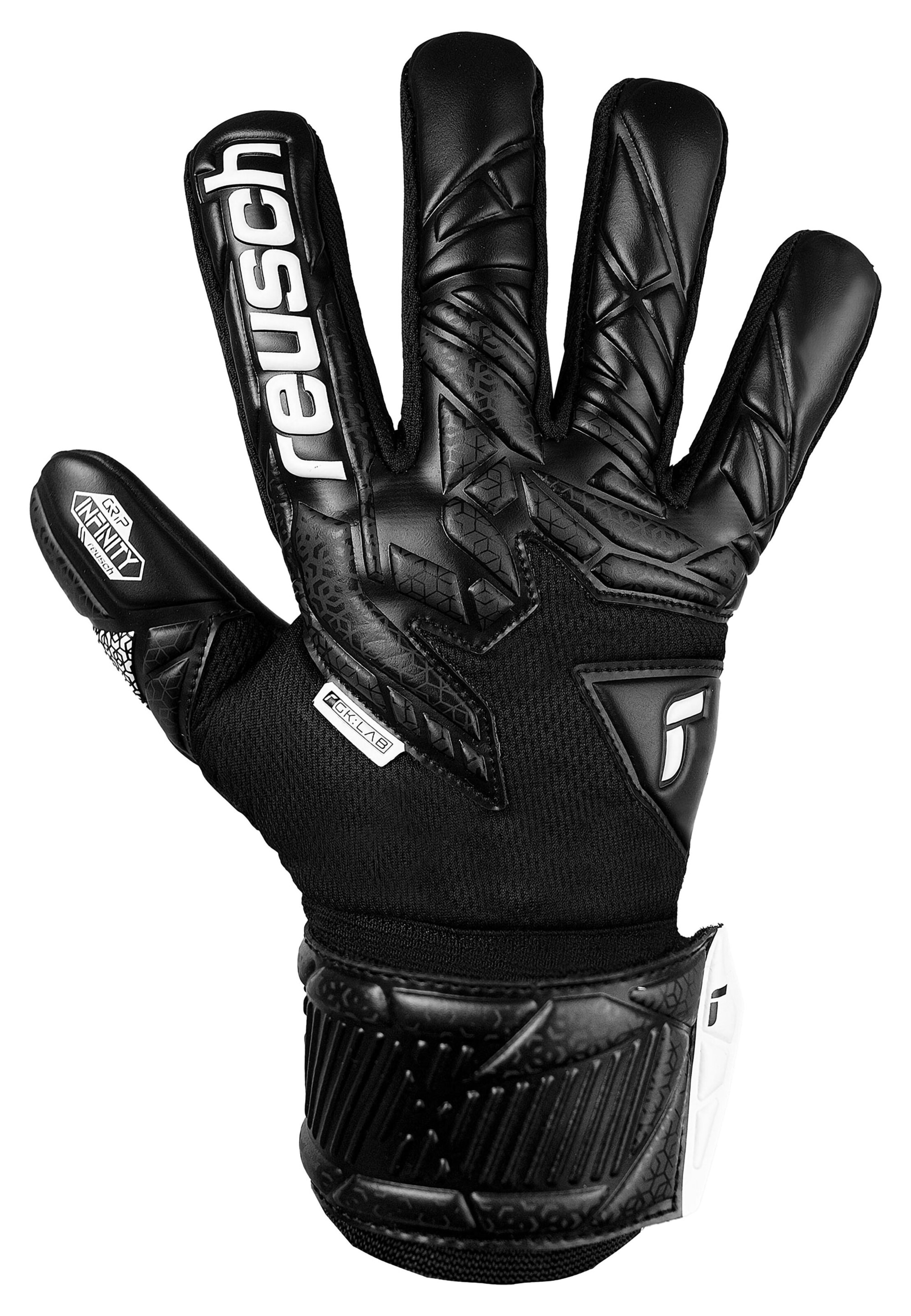 REUSCH Sports gloves 'Attrakt Infinity NC Junior' in Black