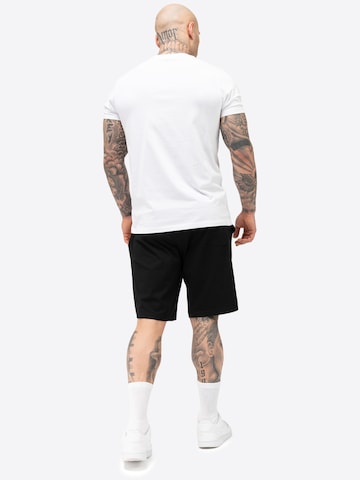 LONSDALE Set 'Mair': T-Shirt und Shorts in Schwarz