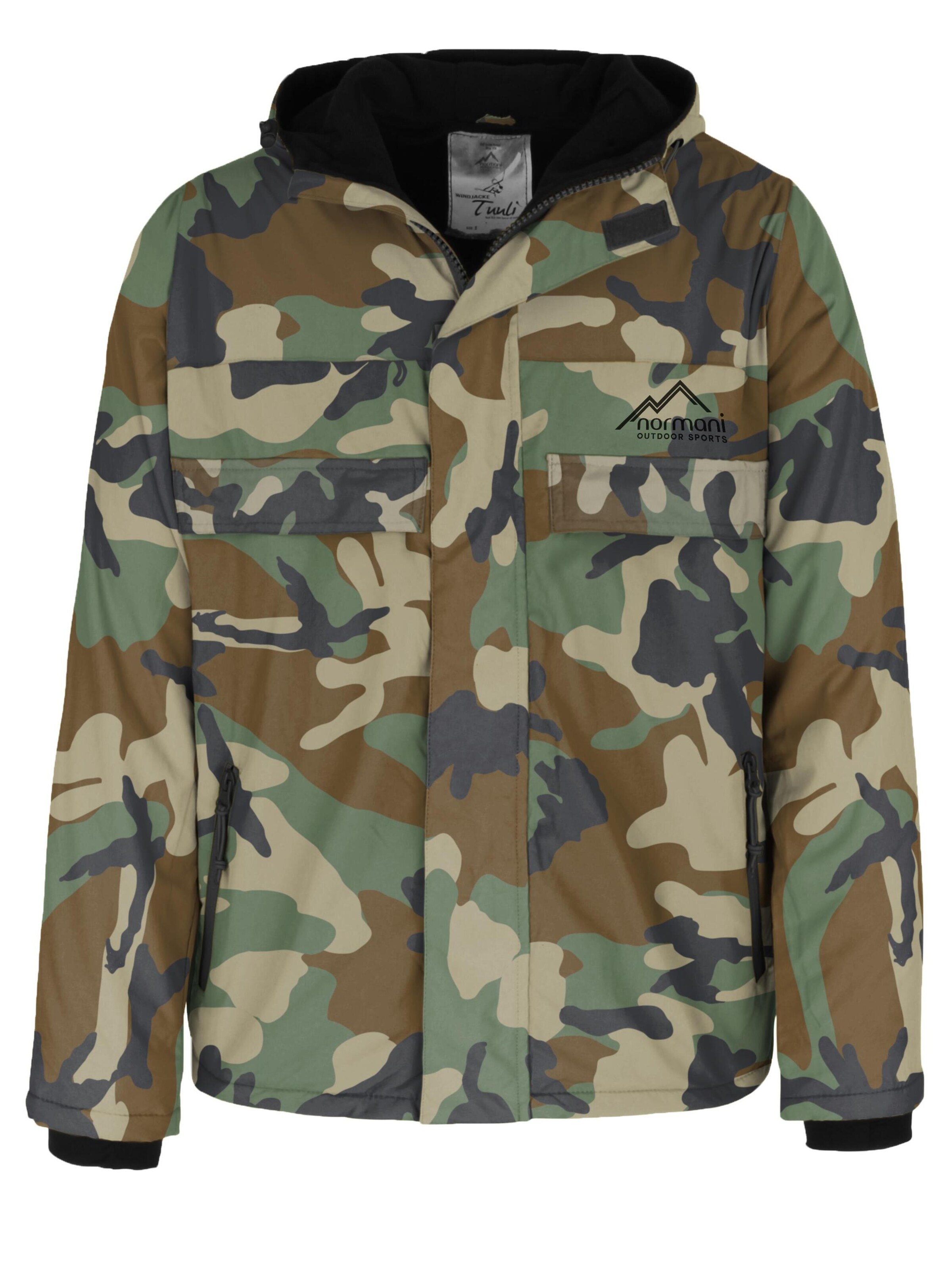 Veste outdoor 'Tuuli' normani en mélange de couleurs : devant