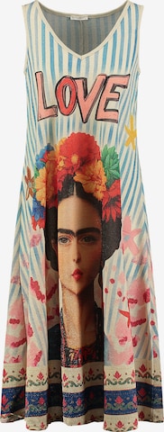 Rochie 'Love' de la Key Largo pe bej: față